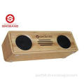Wooden Bluetooth Surround Sound Speakers Active Bamboo Spea